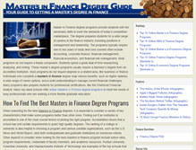 Tablet Screenshot of masters-in-finance.org